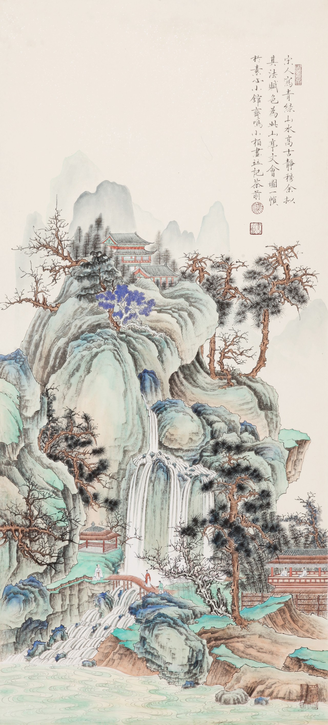 山东书画 | 齐鸣小柏工笔新作系列展 山水作品