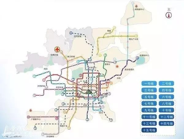 最新!西安6条地铁线路及高新云轨站点曝光!有路过你家