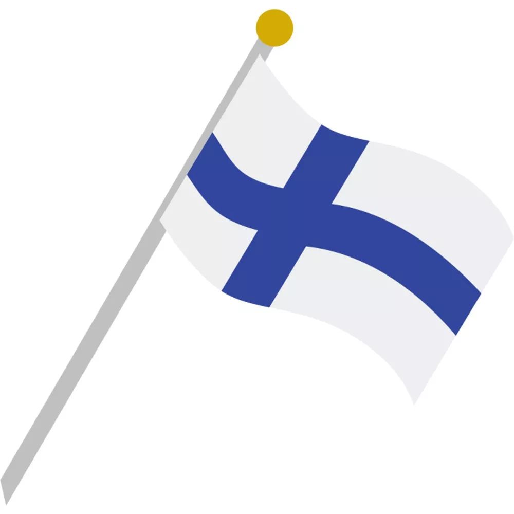 它们就是芬兰国旗的颜色.