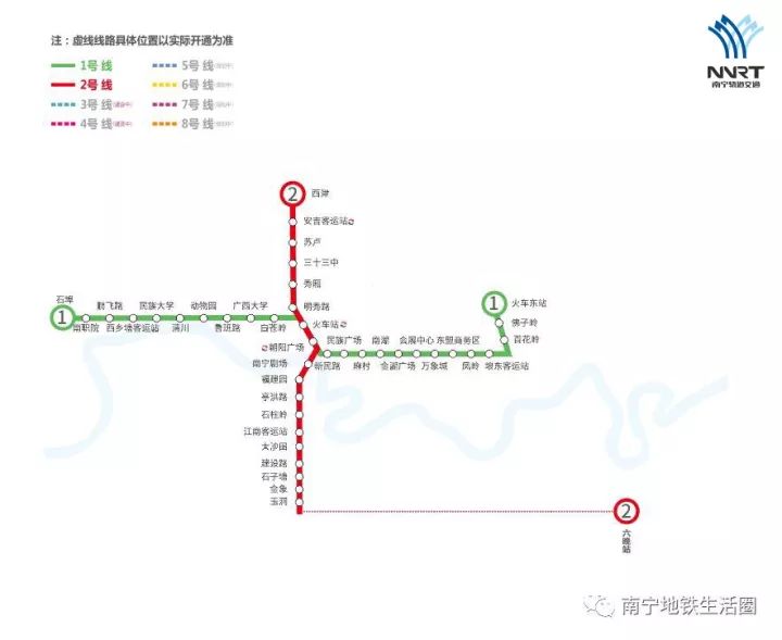 南宁地铁2号线就要来啦!刷手机也能进地铁(附1号线首