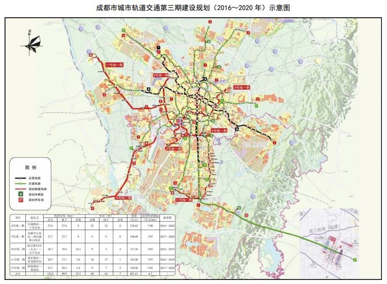 对比成都,武汉两市的地铁建设进度,西安地铁加快建设显得更加任重道