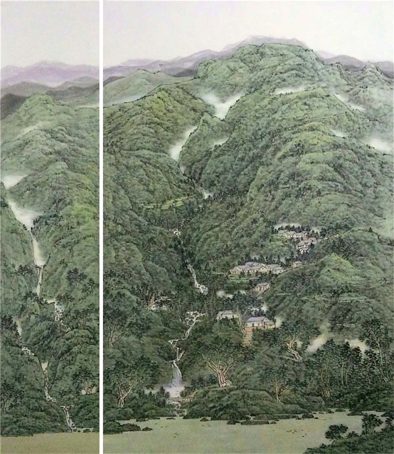 走进山水画名家林厚成绘画艺术