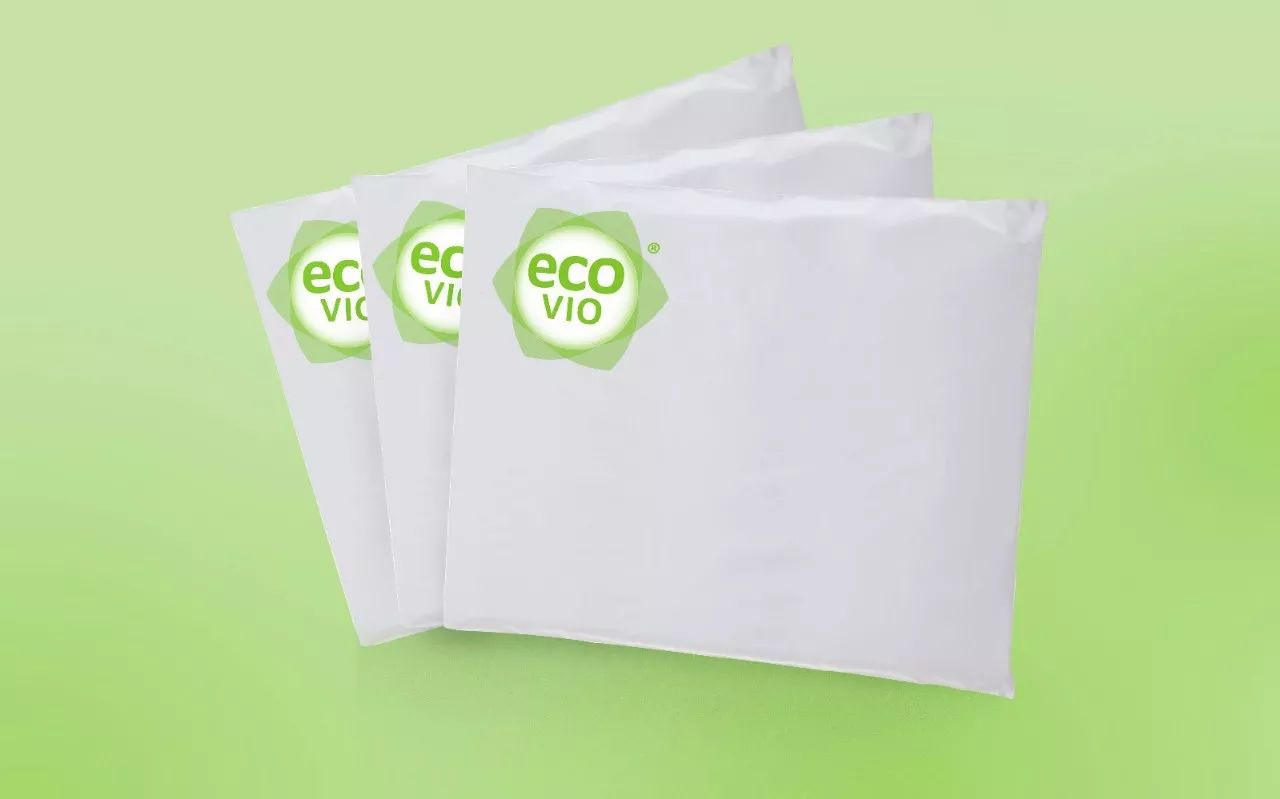 采用 ecovio生产的可降解快递袋