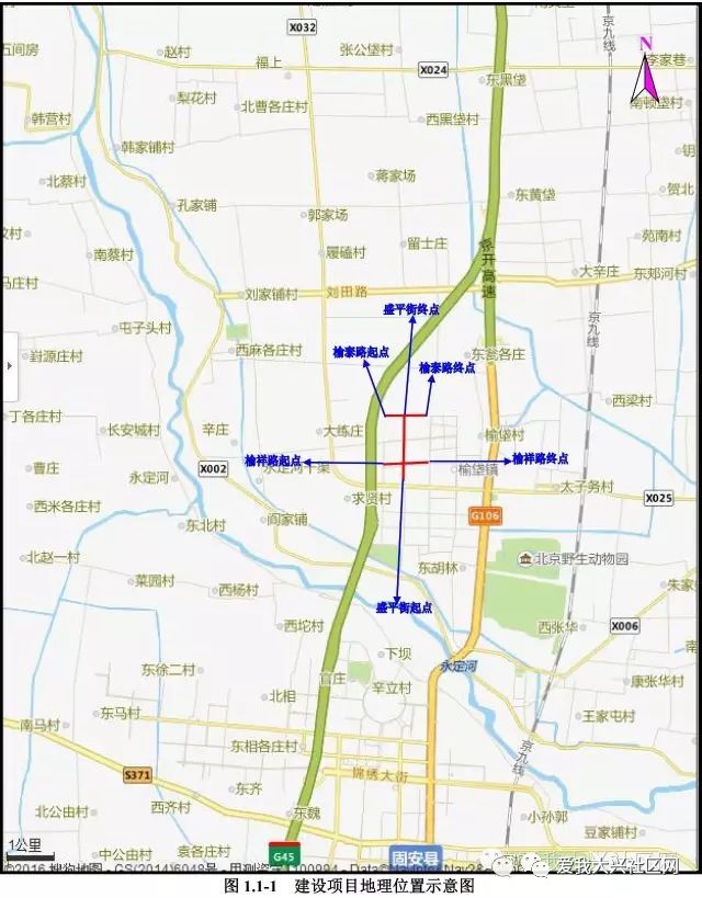 榆垡组团7条路