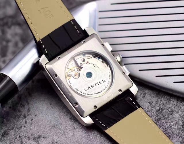 cartier 卡地亚 tank mc腕表豪华版 机械多功能腕表 精钢