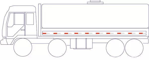 罐式货车,罐式半挂车粘贴示例