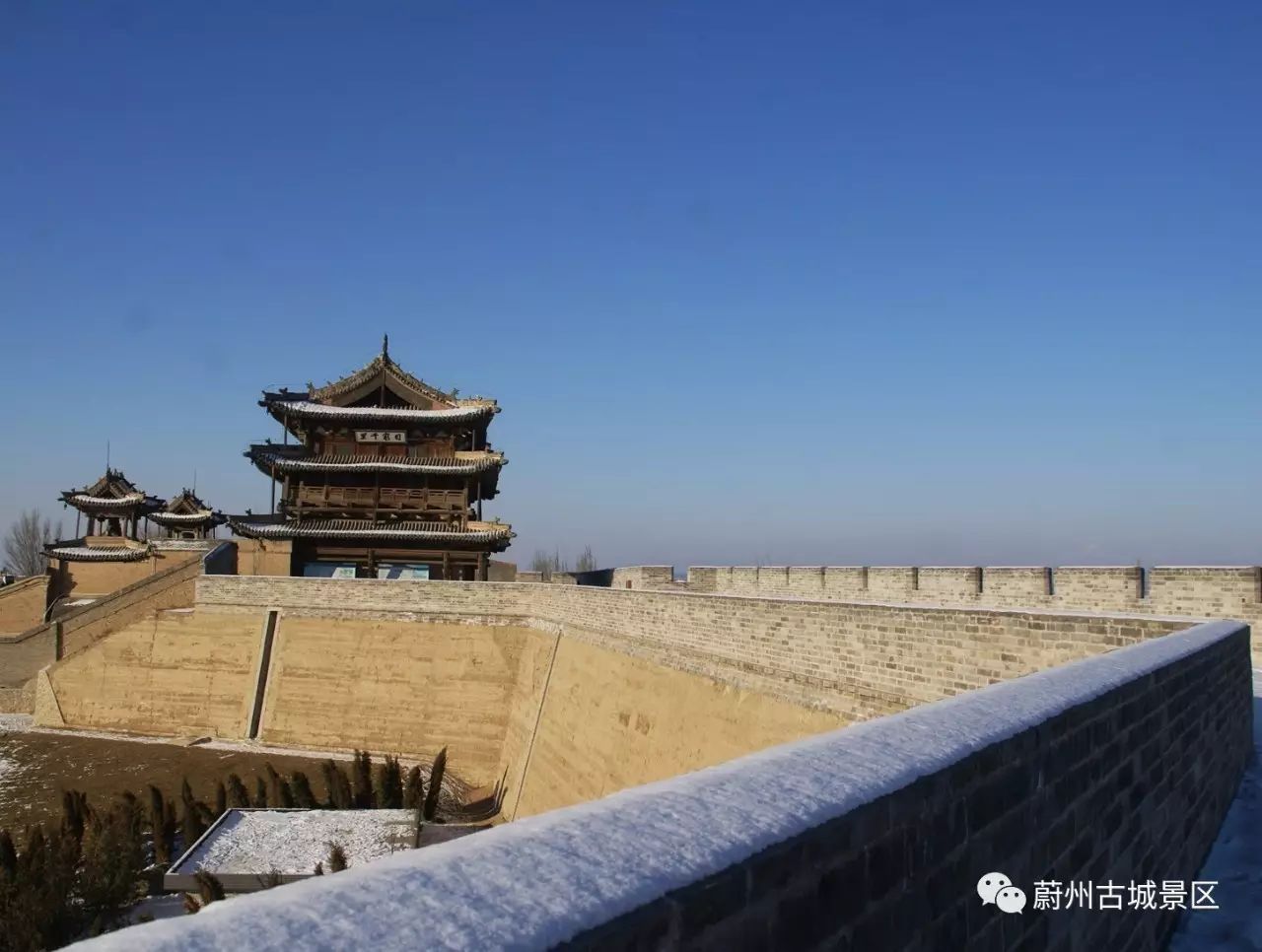 这个冬季让我们一起去蔚州古城游古城下地宫进地库登城门