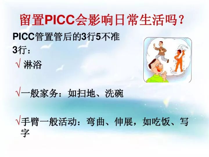 picc导管健康宣教