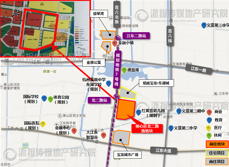 对于龙湖而言,将2017年杭州土地市场收获的首宗宅地布局于大江东图片