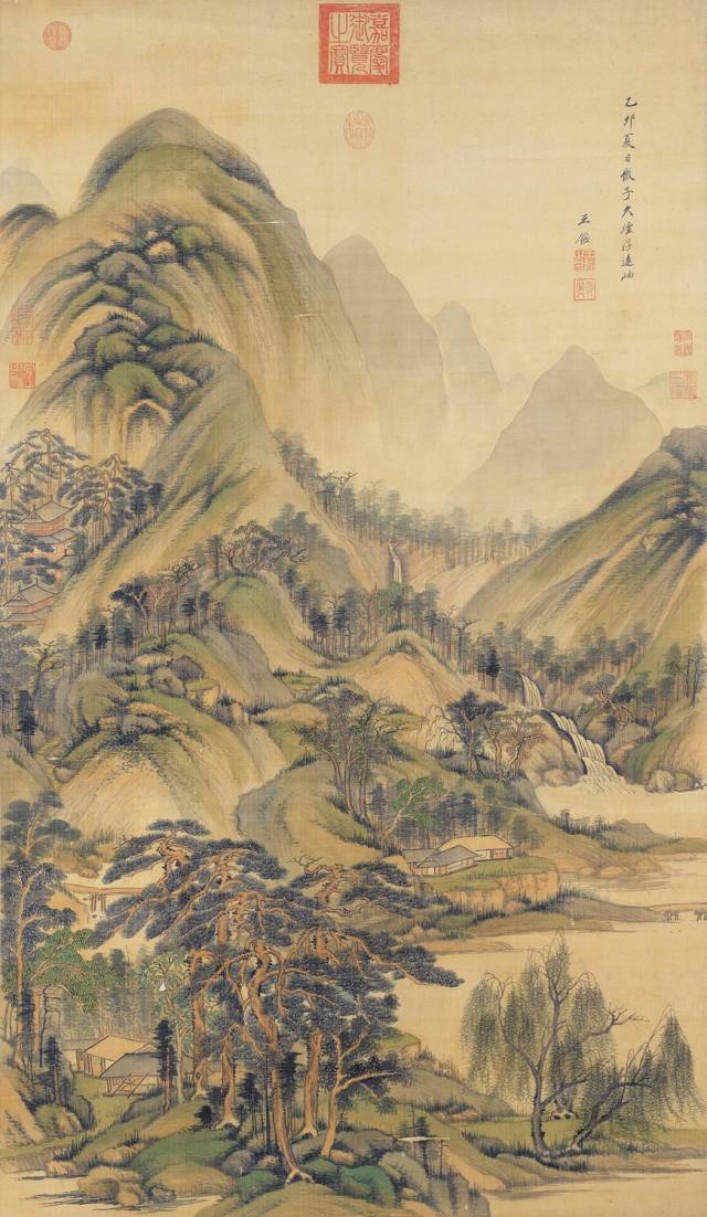 "清代四王"的山水画