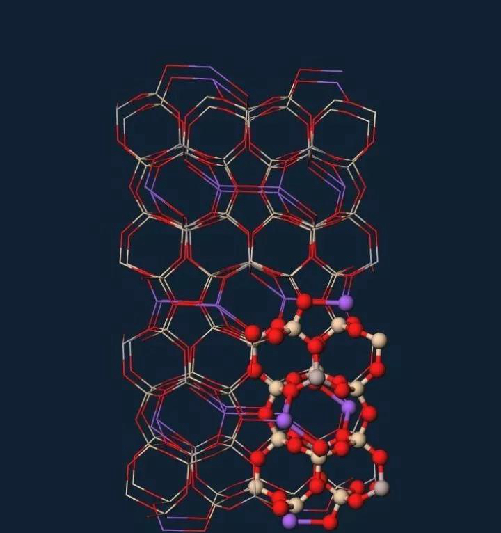 白云母 黑云母 珍珠云母 晶体结构图 白云石 钠长石 蛭石 晶体结构图