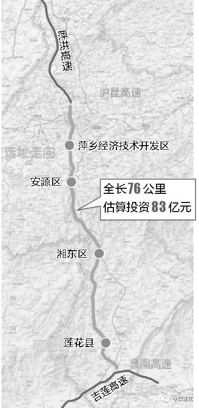 财经 正文  萍乡至莲花高速公路是江西省路网规划中的一条地方加密线图片