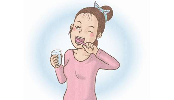 6,冬季坐月子不宜六:用冷水刷牙洗脸