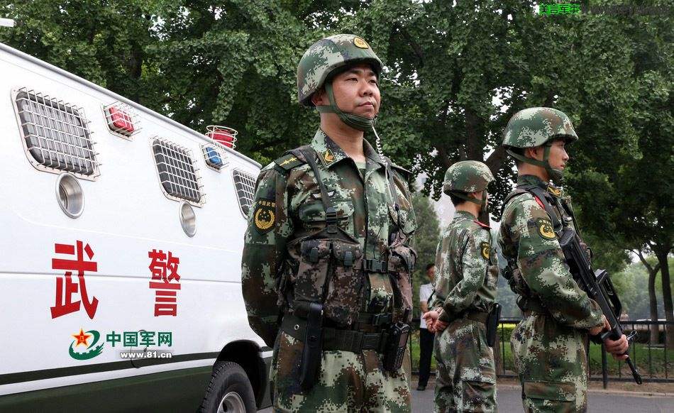 中国武警图片