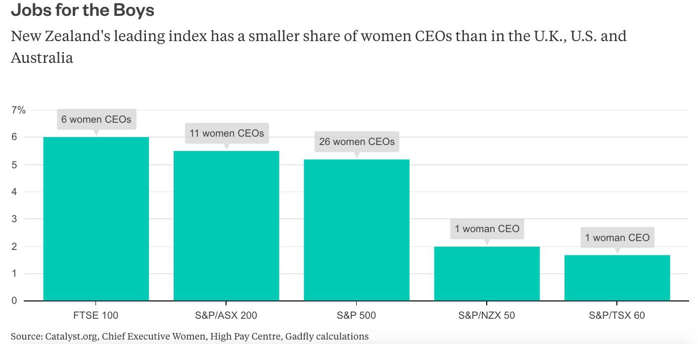 思·辨 | 董事会的男女比例不平衡,新西兰企业令女性