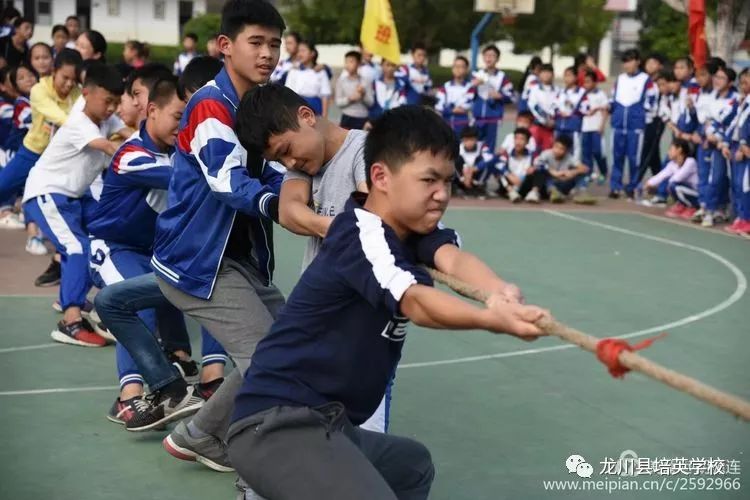 青春记忆,永不言败——培英学校七年级学生拔河比赛