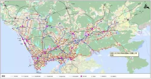 刚刚,深圳2035年地铁规划出炉,32条线路13条对接莞惠!