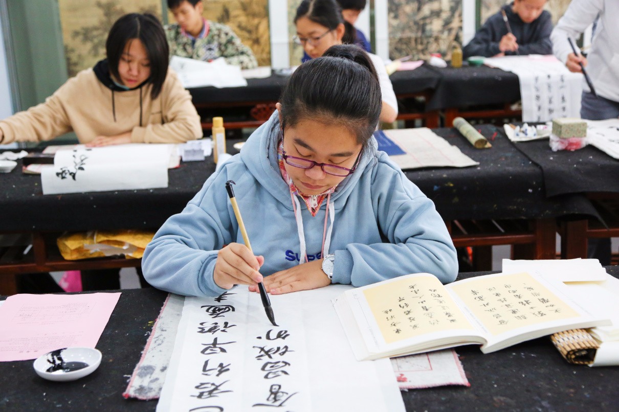 阳光天使杯中学生组书法大赛