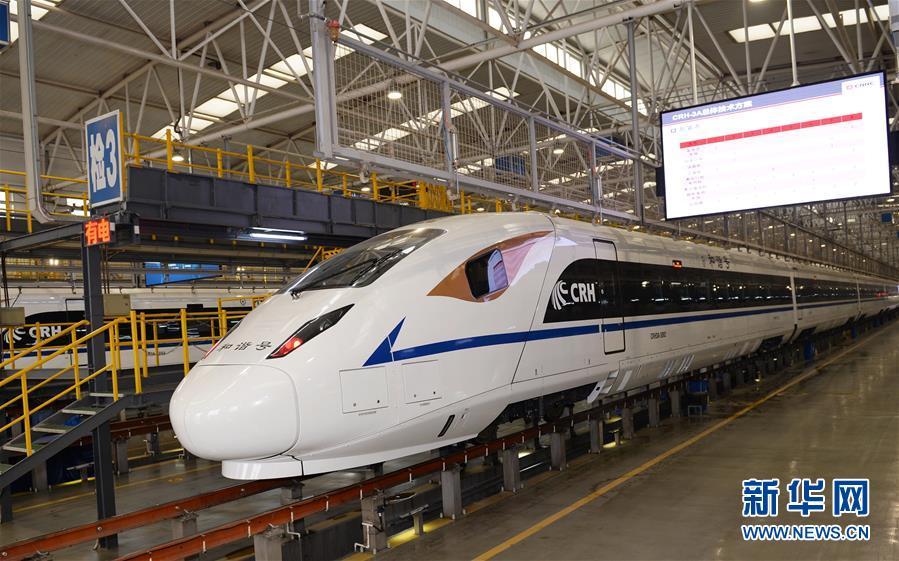 crh3a型动车组即将亮相西成高铁