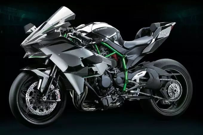 1,kawasaki h2r: 1.663hp/kg