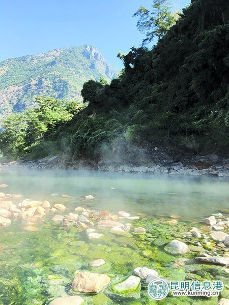 昆明大峡谷三江口温泉度假区开工 两年后泡温泉又添新