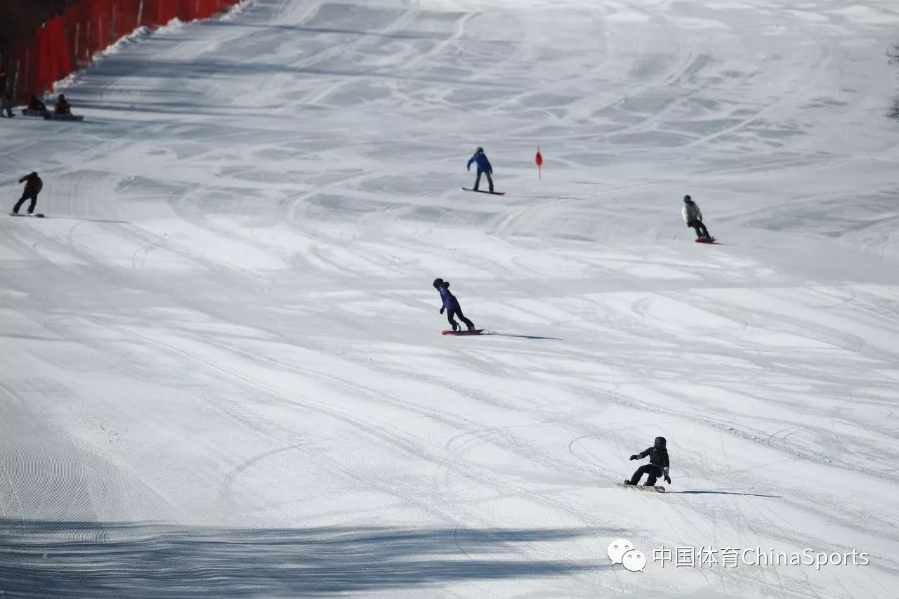 单板滑雪u型池国家队崇礼备战平昌冬奥