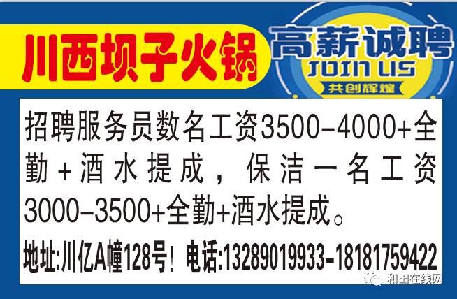 友谊招聘_和田11月16日最新招聘信息,都是高薪职位 快来围观(2)