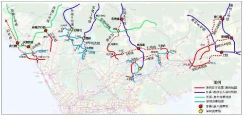 刚刚,深圳2035年地铁规划出炉,32条线路13条对接莞惠!