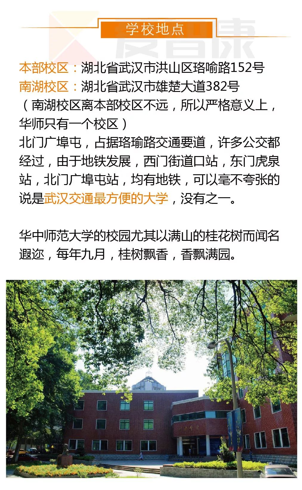 华中师范大学:是武汉的那个全国第三的华师呢 每日一大学24