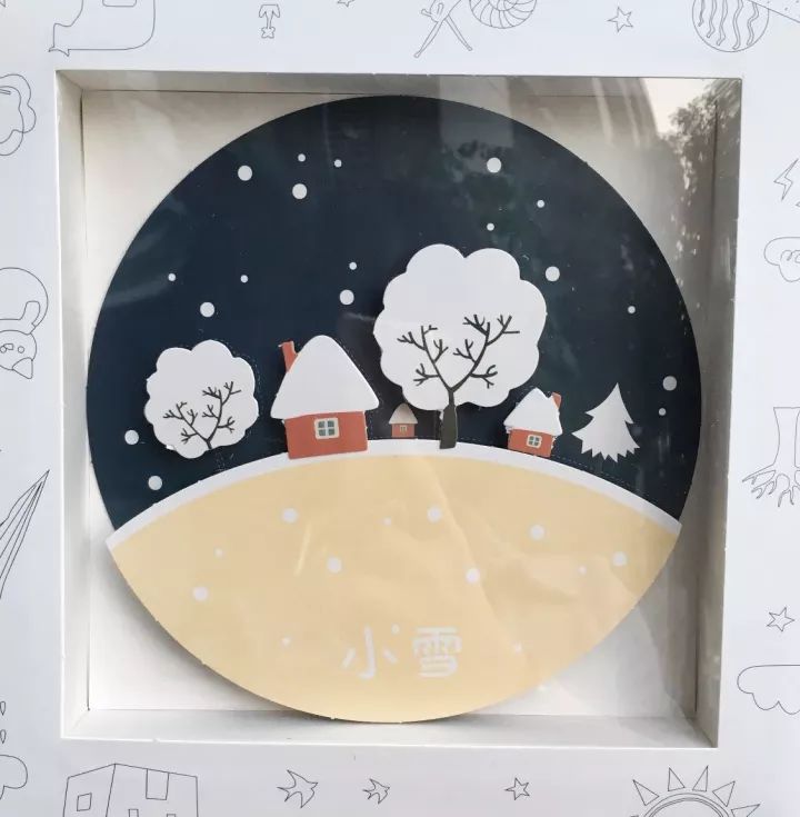 纸匠妙纸课堂手工制作二十四节气小雪画册创意生活手工diy