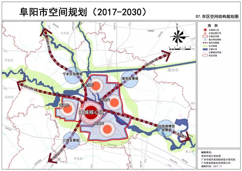 7-市区空间结构布局规划图