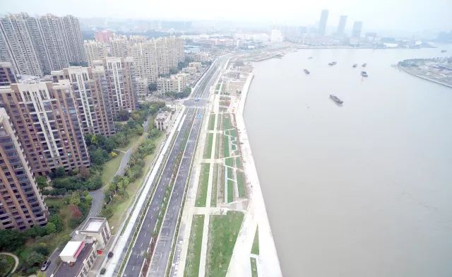 贯通工程自然体验区段道路及开放空间实景