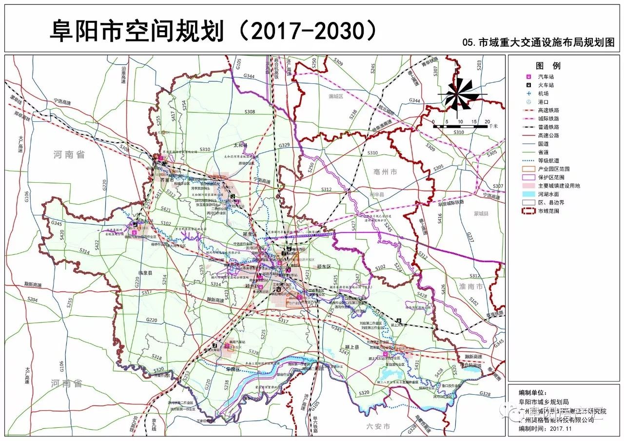 市域即阜阳市市域行政区划范围,国土面积 10118 平方公里.