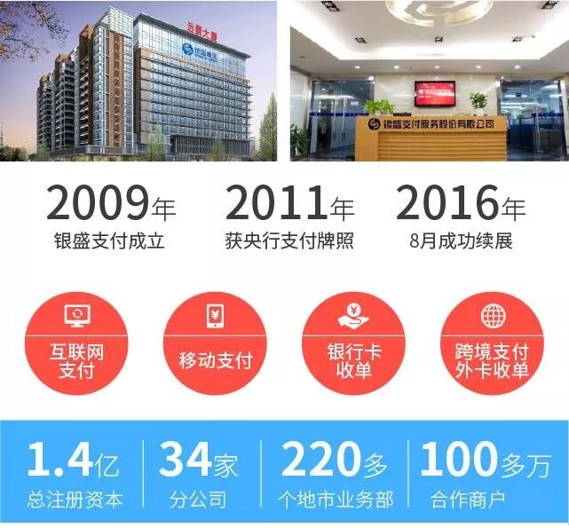 选择做银盛支付代理的6大理由 1 拥有央行首批的支付牌照 2 全国