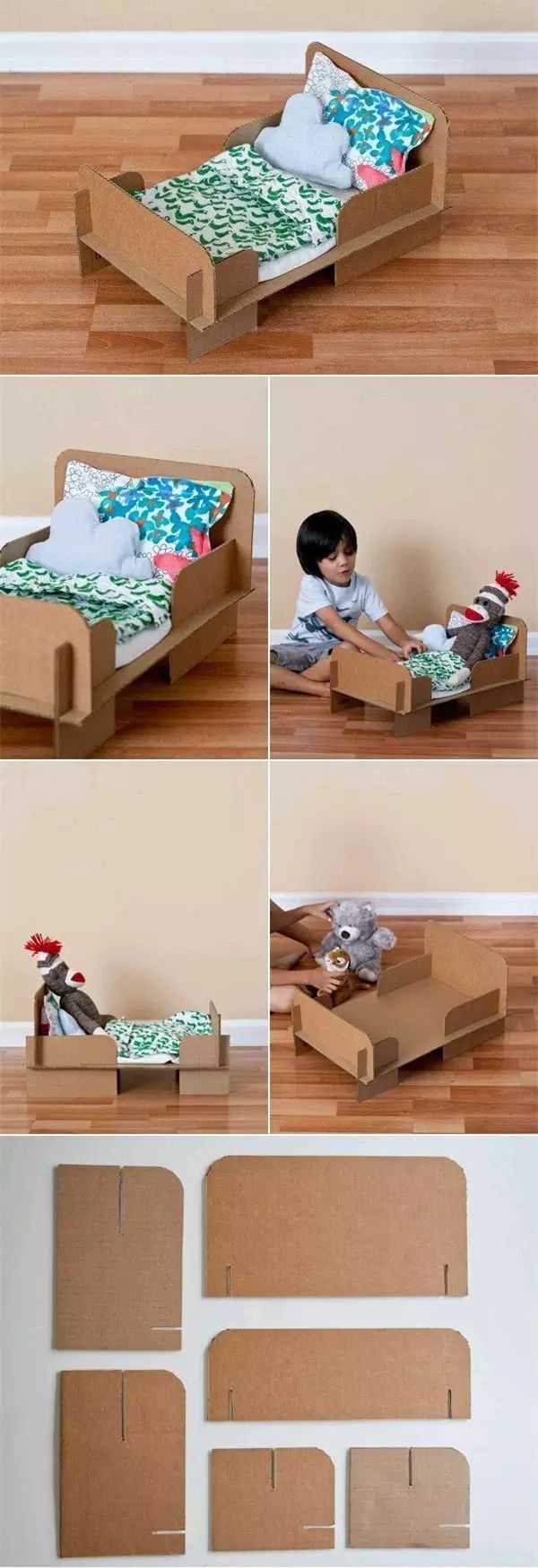 废物利用双11纸皮箱原来能给娃这样用好玩到想存图