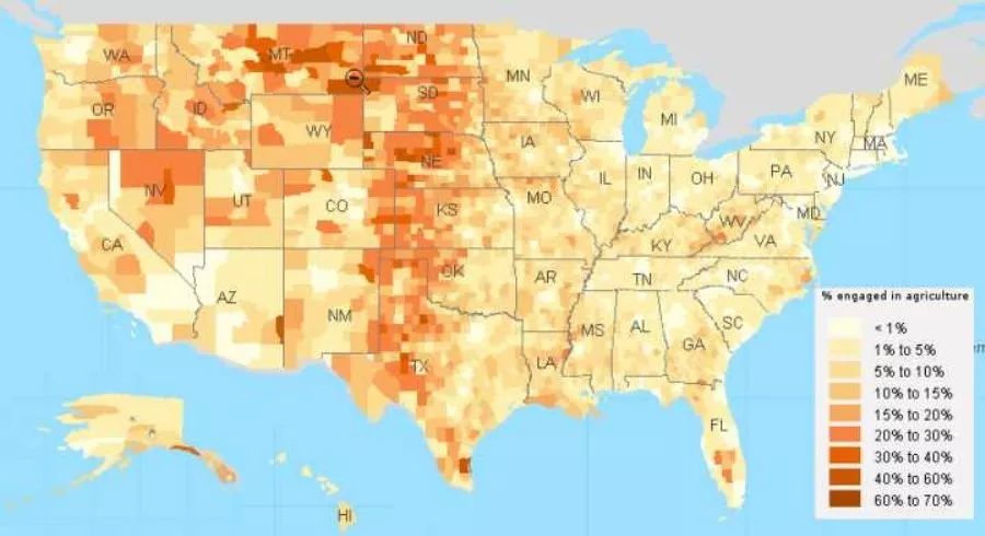 美国农业人口_重磅 美国农业人口是最早源头 全球新冠大数据支撑(2)