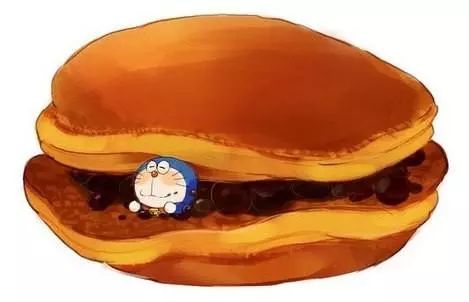 哆啦a梦最喜欢的食物就是铜锣烧了!