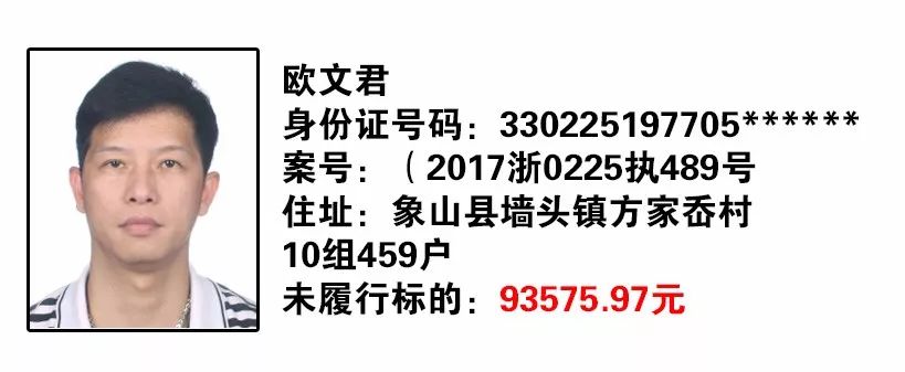 象山人民法院集中曝光38名"老赖,有你认识的吗?