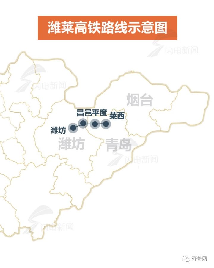 潍莱高铁后年开通 2019年建成