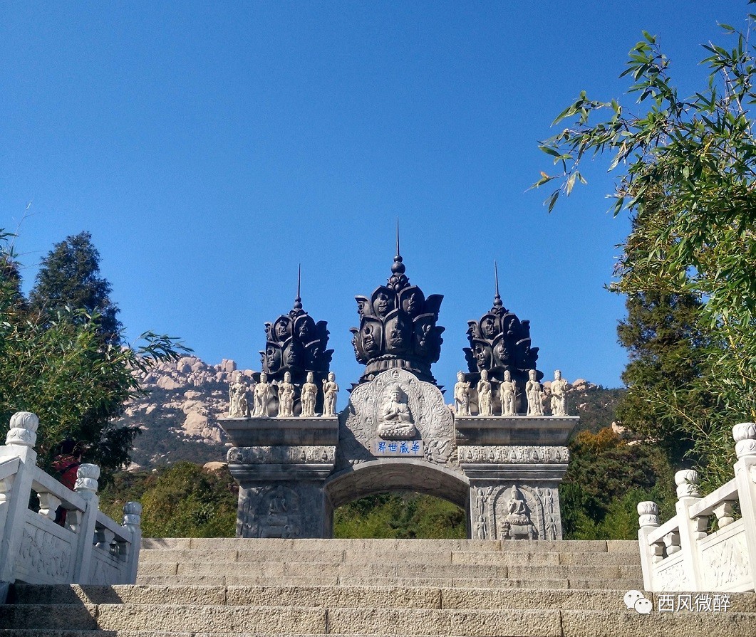 初冬.崂山华严寺