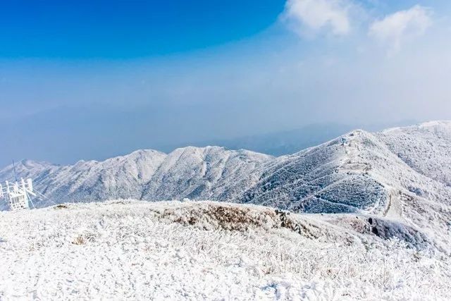 小雪时节现高山雾凇,去这些银装素裹的冰爆景观地感受湖南最早冬天!