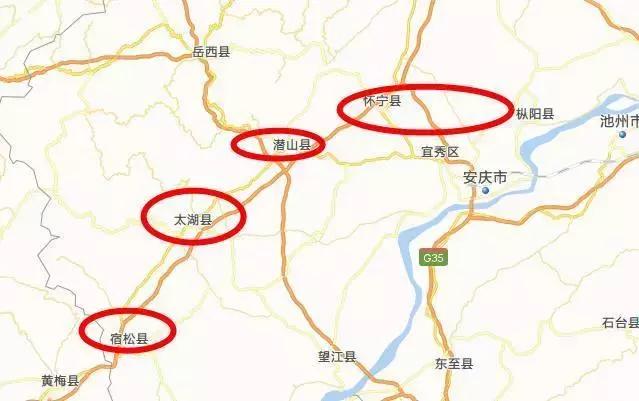 投资317亿的高铁线路,在安庆的4个县内设置了高铁站!