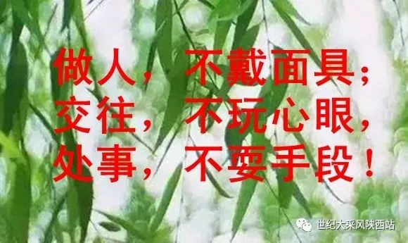 做人,不戴面具;交往,不玩心眼,处事,不耍手段!