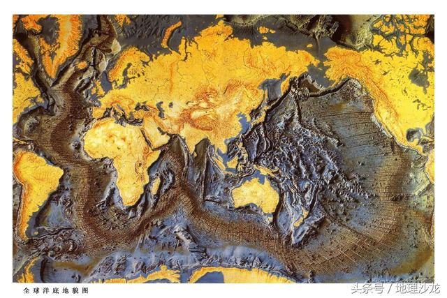 板块构造学说 海面以下的海岭,其高度可达3000至4000米, 在四大洋中