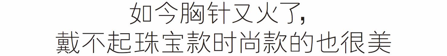 易烊千玺、周冬雨都在戴，我也成了胸针的粉