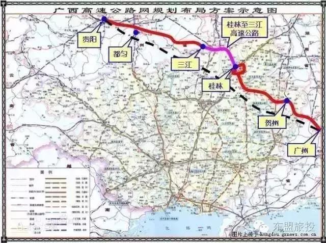 桂林至三江高速公路是厦蓉高速公路的重要组成部分,夏蓉高速其他段均