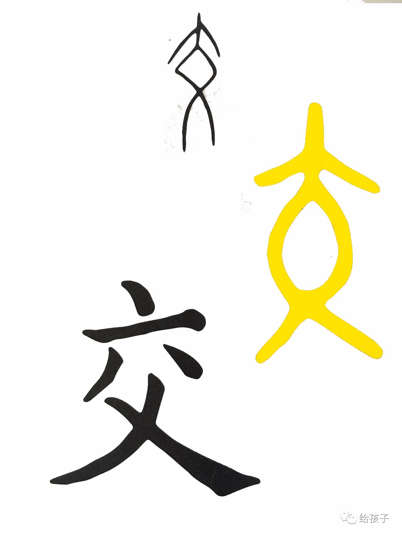 漢字: 交的筆畫順序 (“交”6劃) | ️筆順字典📘
