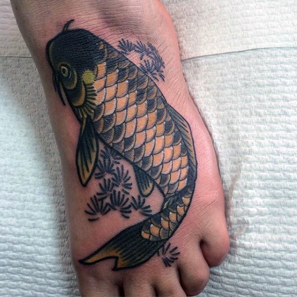 动物纹身 - 鲤鱼纹身图片