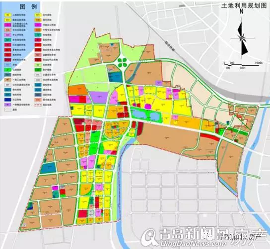 正文  西部片区土地利用规划图 据了解,西部片区的功能定位为青岛市