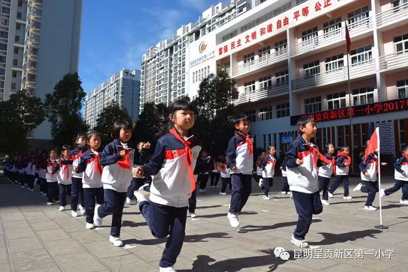 昆明呈贡新区第一小学党支部"红领巾高举队旗跟党走"系列活动之"阳光